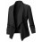 Plus Size - Women'S Elegant Lapel Collar Slim-Fit Long Sleeve Tailored Blazer Jacket - Solid Color Tailored Winter Coat with Structured Lapel Collar & Smooth Texture, Versatile Casual to Formal Outerwear for Fall/Winter, Classic Notch Lapel Design (Pink/Black/Navy/Charcoal Grey) - Adult Women'S Tailored Jacket, Fall Fashion, Office Wear, Highquality Fabric, Durable Material, Stylish Coatigan, Blazer For Women Elegant Brown, Women Blazer Jacket, Blazer For Women 3, Women